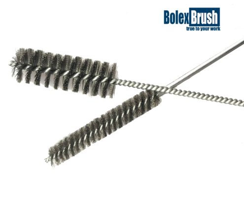 Steel wire tube brush