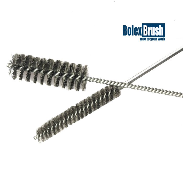 Steel wire tube brush