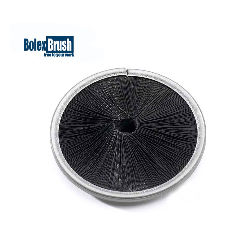 Crimped Filament Inside Disk Brush