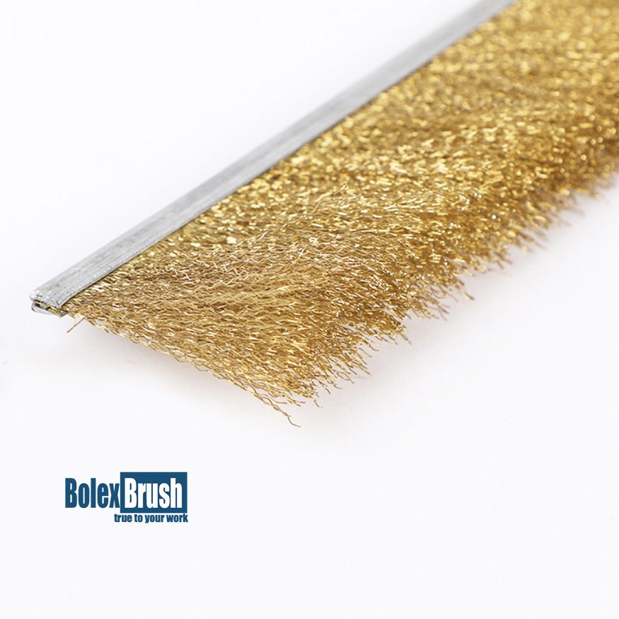 Brass Wire Strip Brush  BOLEX INDUSTRIAL BRUSHES CO.,LTD