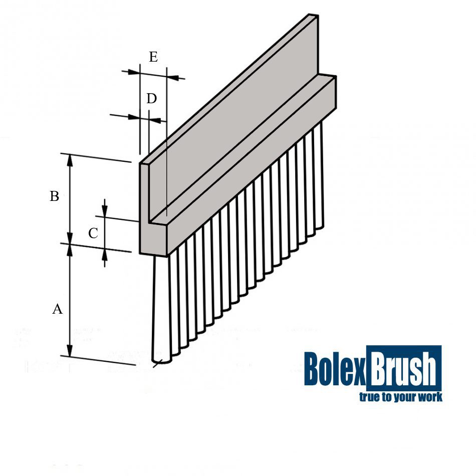 flexible brush strip