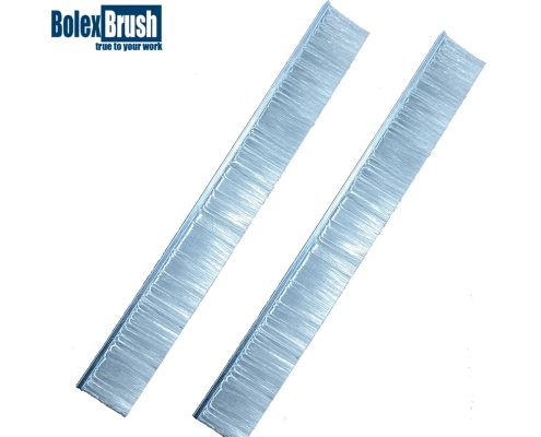 Aluminum strip brush