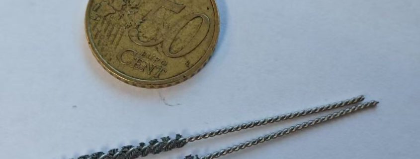 Twisted in wire brush